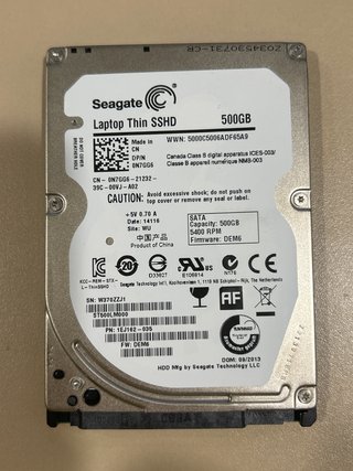 Disco Duro 500 GB SSHD