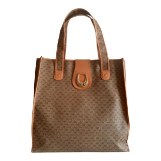 Bolso Gucci Tote Lona Micro GG Cuero Marrón Beige