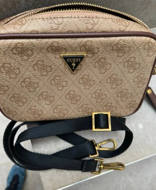 Bolso Guess Beige y Marrón