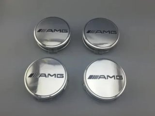 Centro de rueda Mercedes AMG cromado