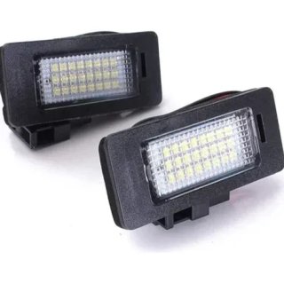 Luces LED matrícula Audi A4 y Q5 plafones