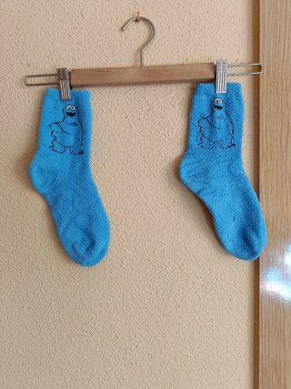 Calcetines calentitos Cookie Monster