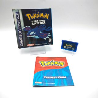 Pokemon Zaffiro Boxato Game Boy Advance e Manuale