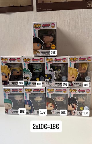 Figuras Funko Pop Boruto
