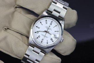 Rolex Date 15200 36mm Números Romanos Blanco