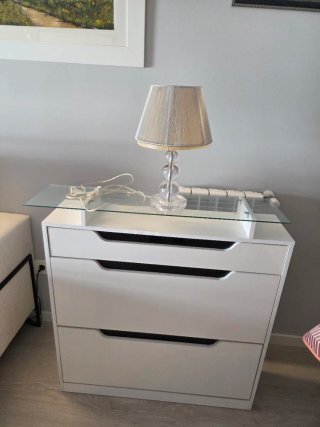Mueble Zapatero Recibidor Blanco
