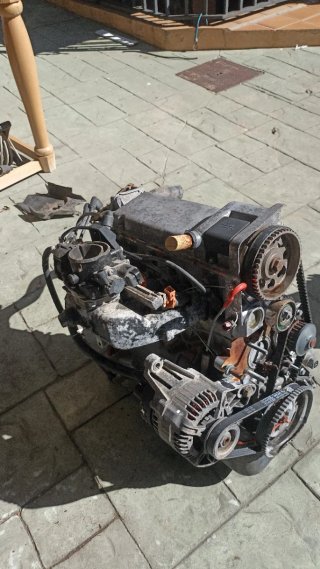 Motor y caja de cambios Fiat 1.2