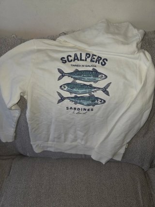 Sudadera Scalpers Blanca