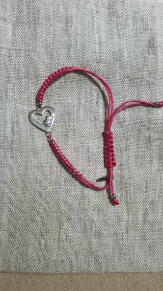 Pulsera Lotus con corazón