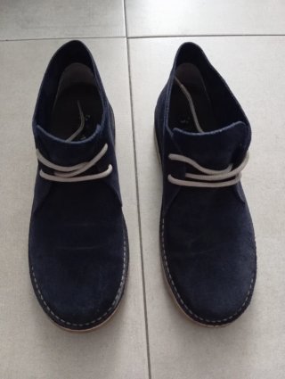 Bonitos Zapatos Adidas Azul Talla 41.