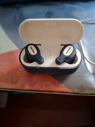 Auriculares Pantone Inalámbricos Azul y Blanco