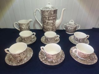 Juego de Té y Café Vintage Pontesa Ironstone