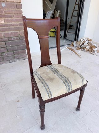 Silla de Comedor de Madera Maciza