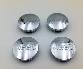 Centro de rueda Jeep 64 mm color plata