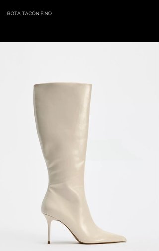 Botas Altas Zara Blancas