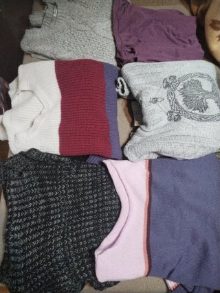 Lote 6 jerséis mujer talla única