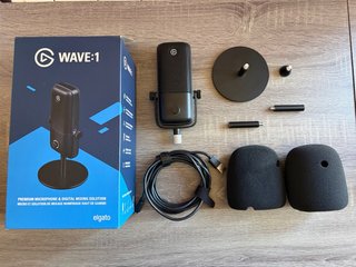 Micrófono Elgato Wave:1 + extras