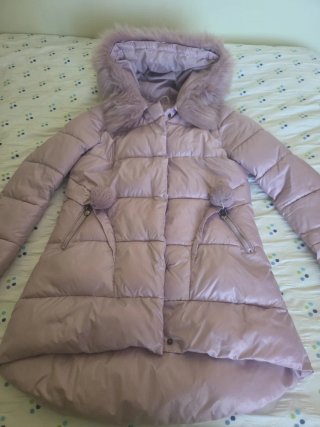 Chaqueta acolchada rosa talla M