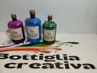 3 Bottiglie vuote Gin Drumshanbo Gunpowder