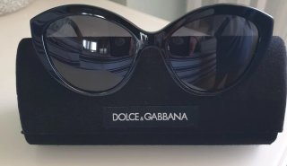 Gafas de sol Dolce & Gabbana negras,ojos de gato