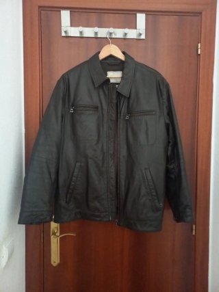 Chaqueta Geox Marrón de Piel