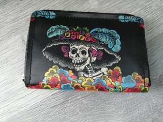 Cartera Monedero Catrina Calavera Mexicana