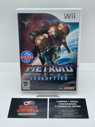 Metroid Prime 3 Corruption Wii Precintado