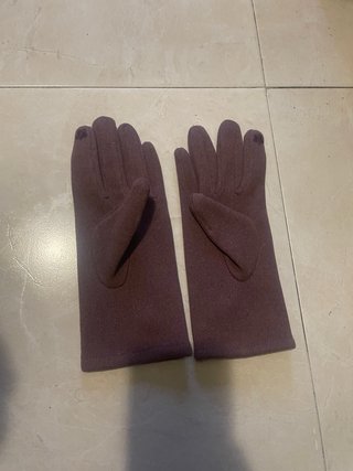 Guantes mujer talla única morados