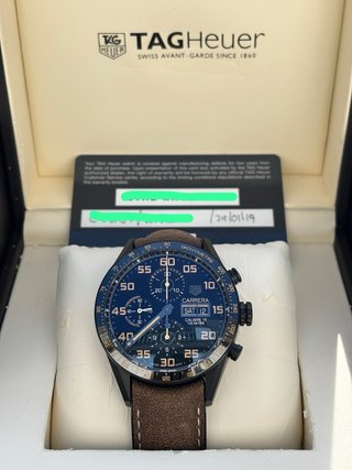 TAG Heuer Carrera Calibre 16 Automático titanio