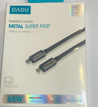 Cable DADU USB-C a USB-C 65W
