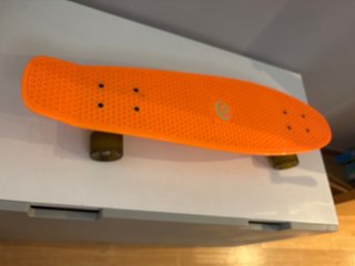 Skate Naranja Estilo Cruiser