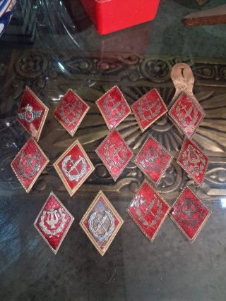 Lote Rombos Militares Insignias