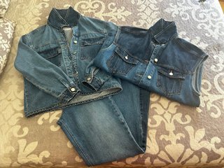 Conjunto Lefties 3 piezas vaquero T.S