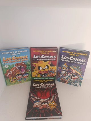 Lote de 4 libros de Los Compas