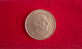 Moneda plata 100 Pesetas Franco 1966