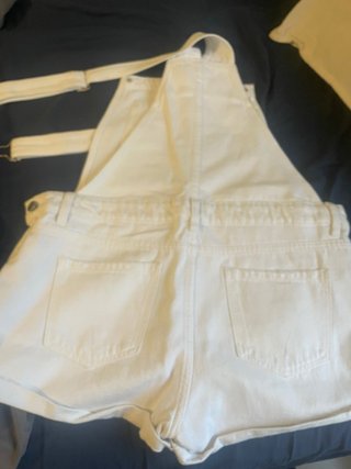 Peto corto blanco talla L