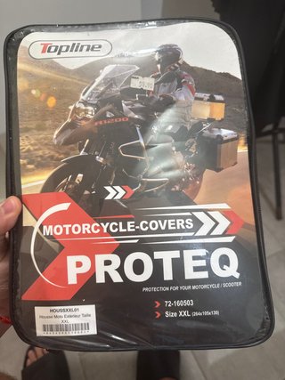 Funda Moto Proteq Talla XXL Negra Nueva sin abrir