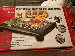 Barbacoa y Grill Eléctrico SANLLOO RS-383