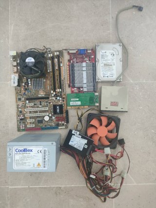 Lote PC Retro ASUS P5K SE, Intel y Componentes