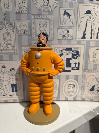 Figura Tintín Haddock Traje Espacial