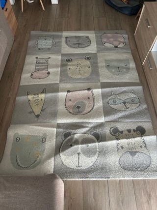 Alfombra Infantil con Dibujos de Animales