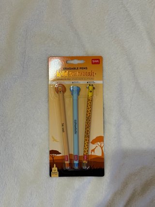 Set 3 Penne Cancellabili Legami Wild Savannah