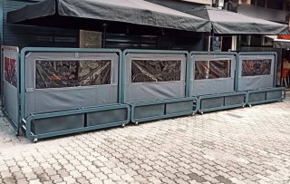Terraza de hostelería modular