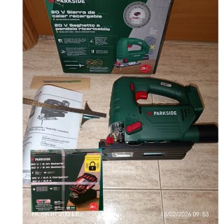 Sierra de calar 20V Parkside  BATERÍA APARTE