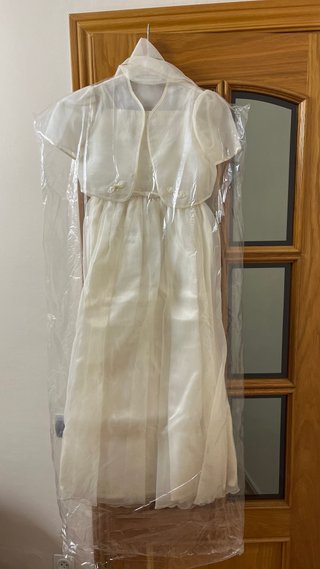 Vestido de Comunión Blanco con Chaquetita