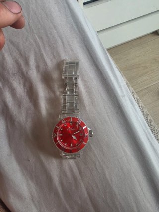 Reloj Coca-Cola Transparente
