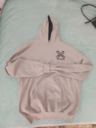 Sudadera Blue Banana gris con logo
