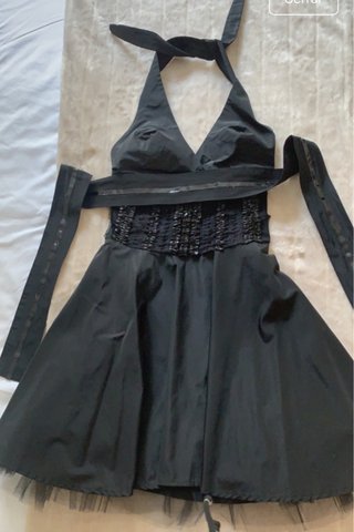 Vestido de cóctel negro