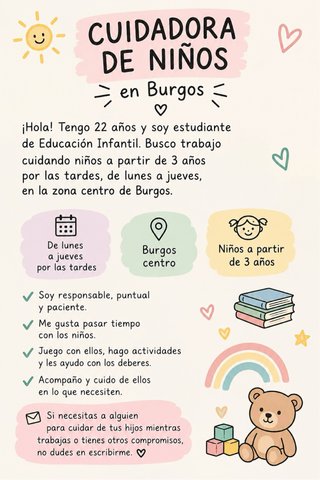 Cuidadora de niños