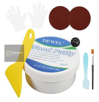 DEWEL Masilla para Madera Negra al Agua